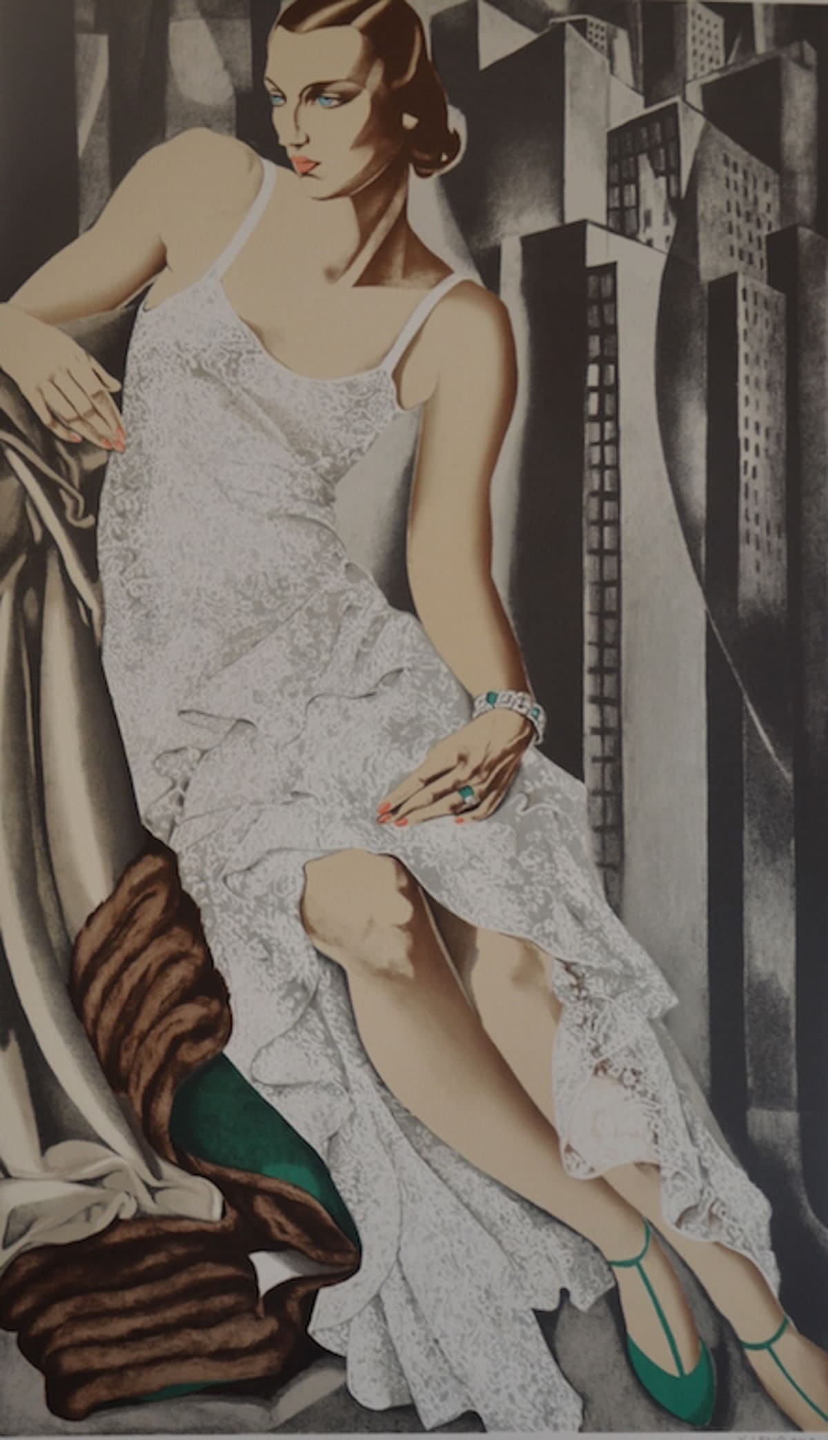 Tamara DE LEMPICKA (1898-1980) Lady in lace