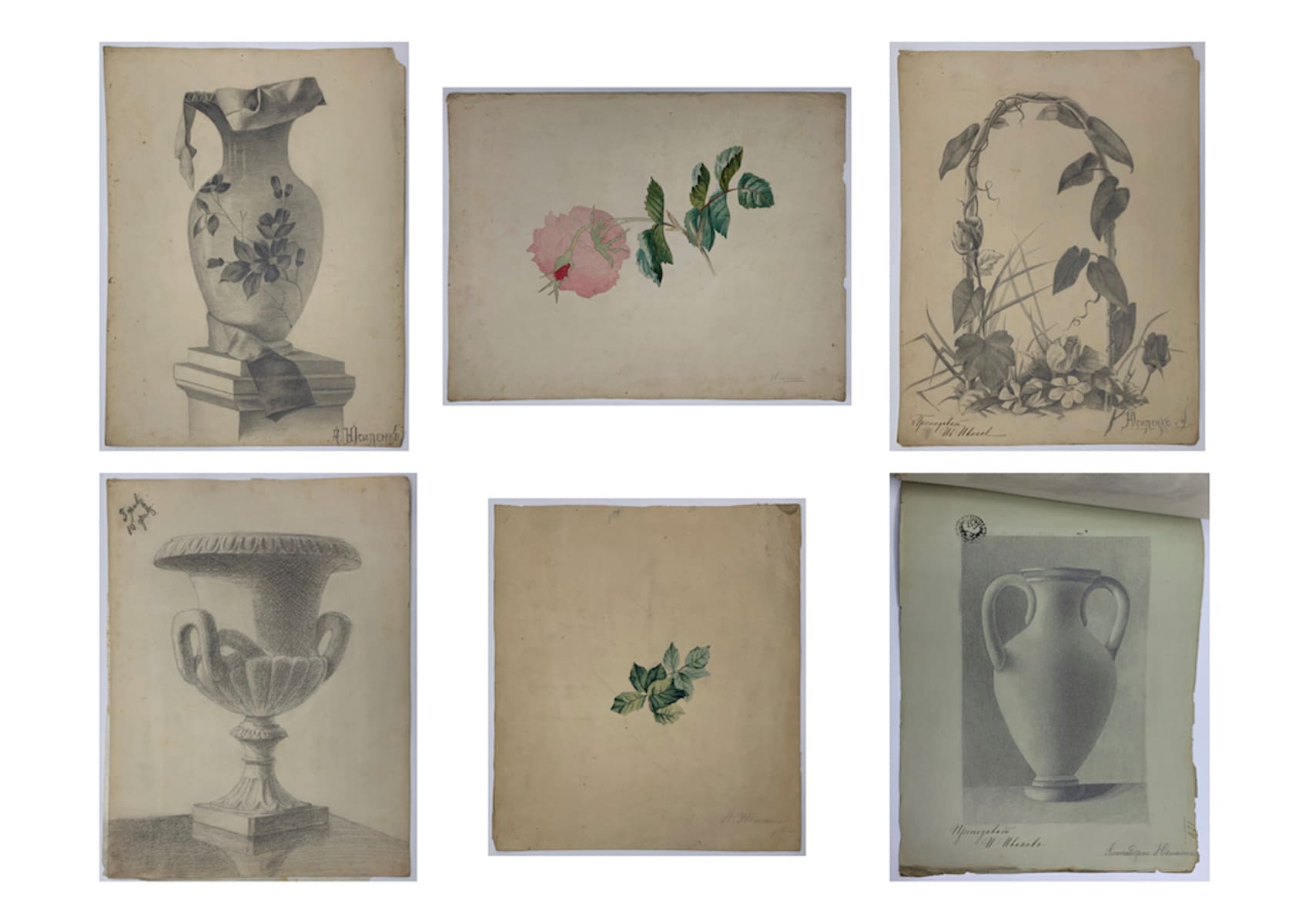 Portfolio of 41 Russian Academic drawings