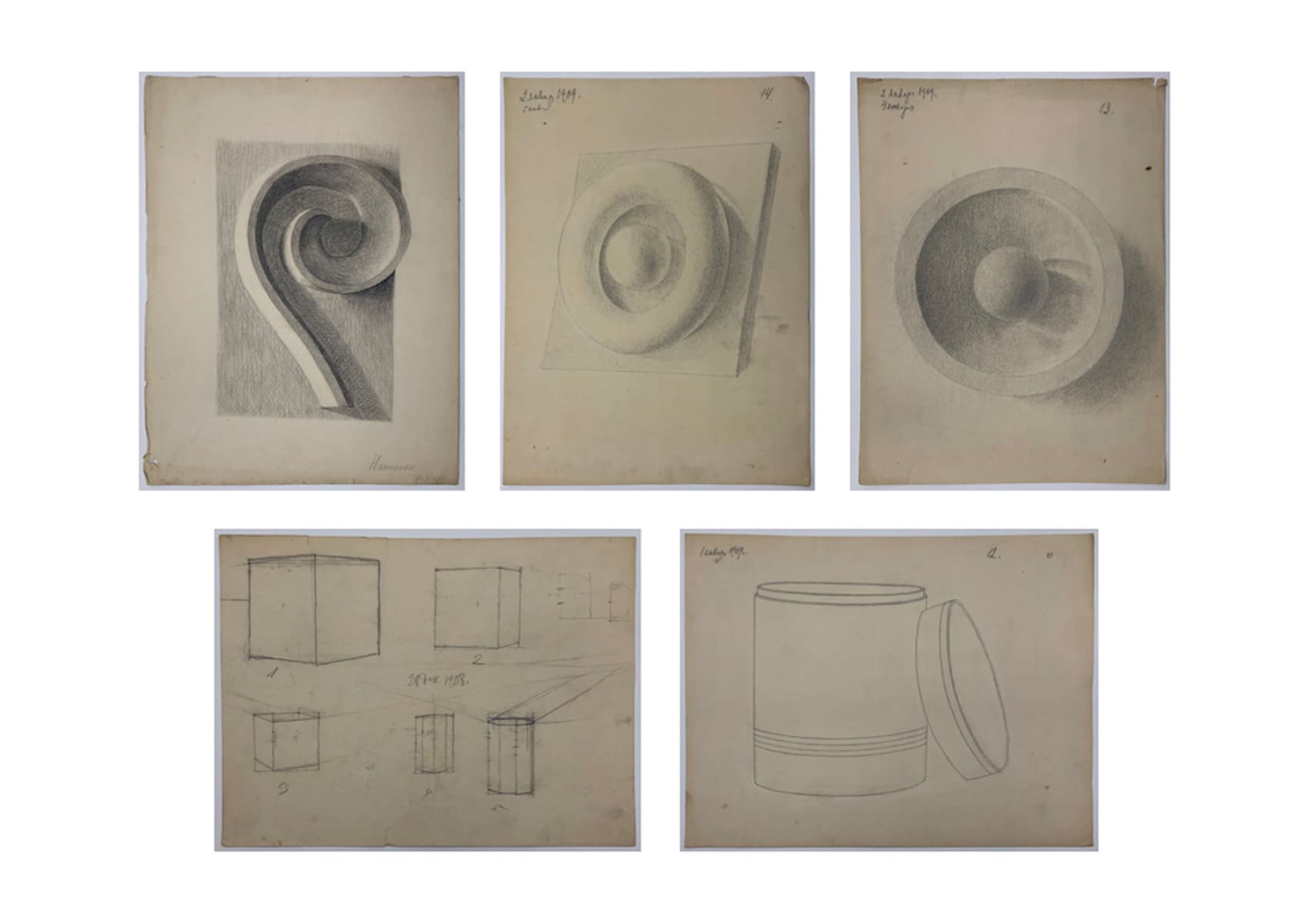 Portfolio of 41 Russian Academic drawings