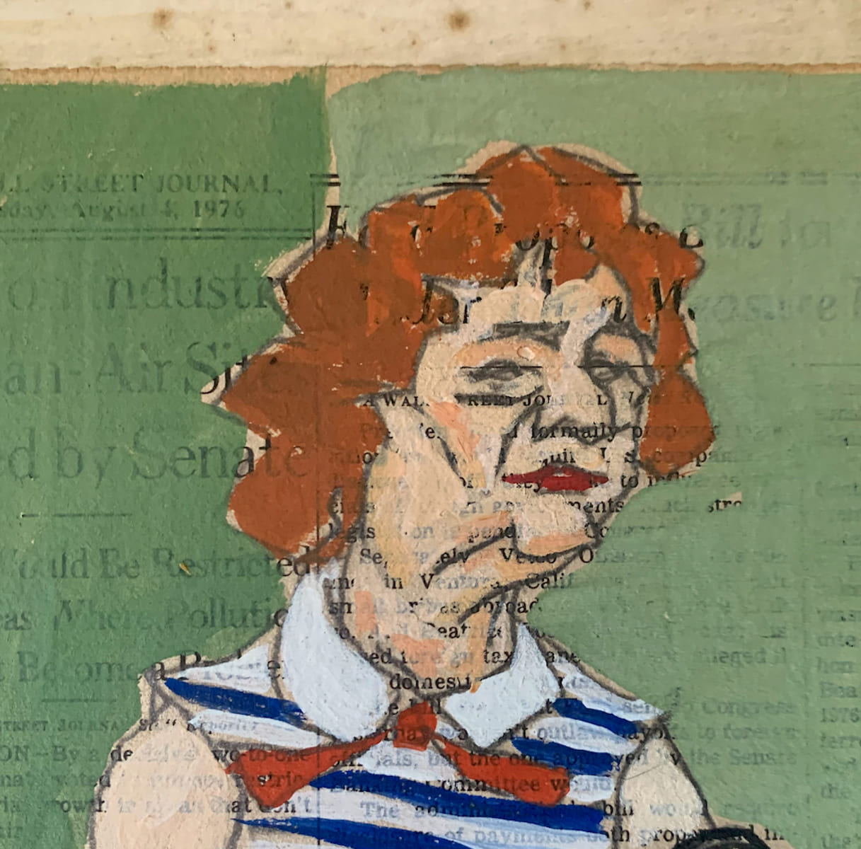 Joseph SOLMAN (1909-2008) Subway Gouache