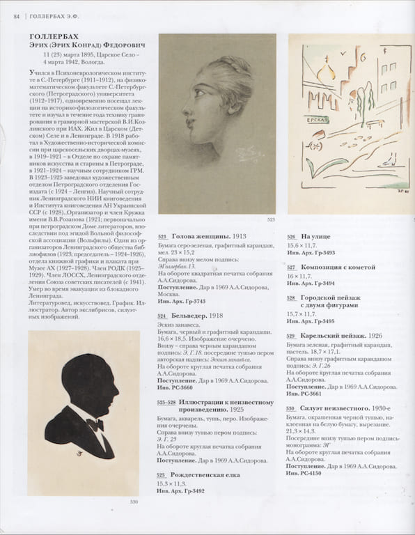 Erich GOLLERBAKH (1985-1942) Russian