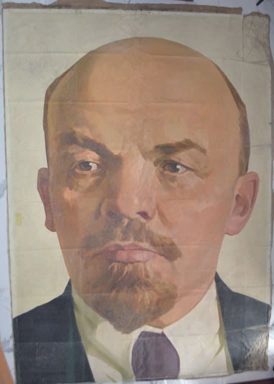 GIANT Russian Unknown artist / LENIN / 20th century