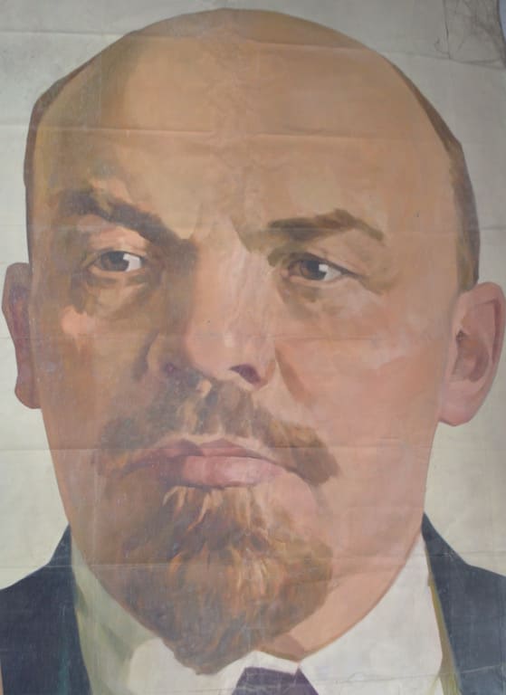 GIANT Russian Unknown artist / LENIN / 20th century