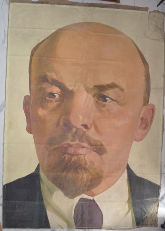 GIANT Russian Unknown artist / LENIN / 20th century