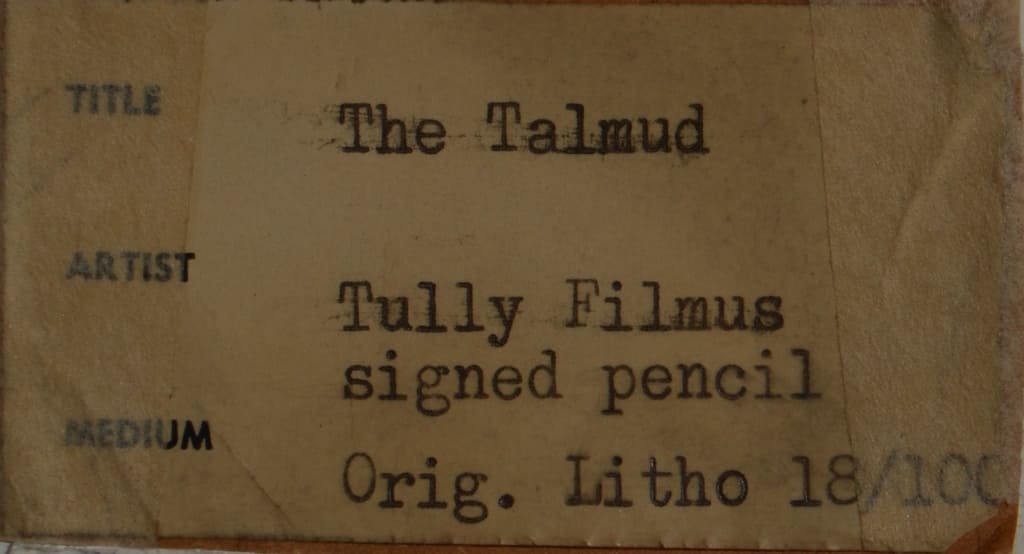 Tully FILMUS (1903-1998) Russian - French - American