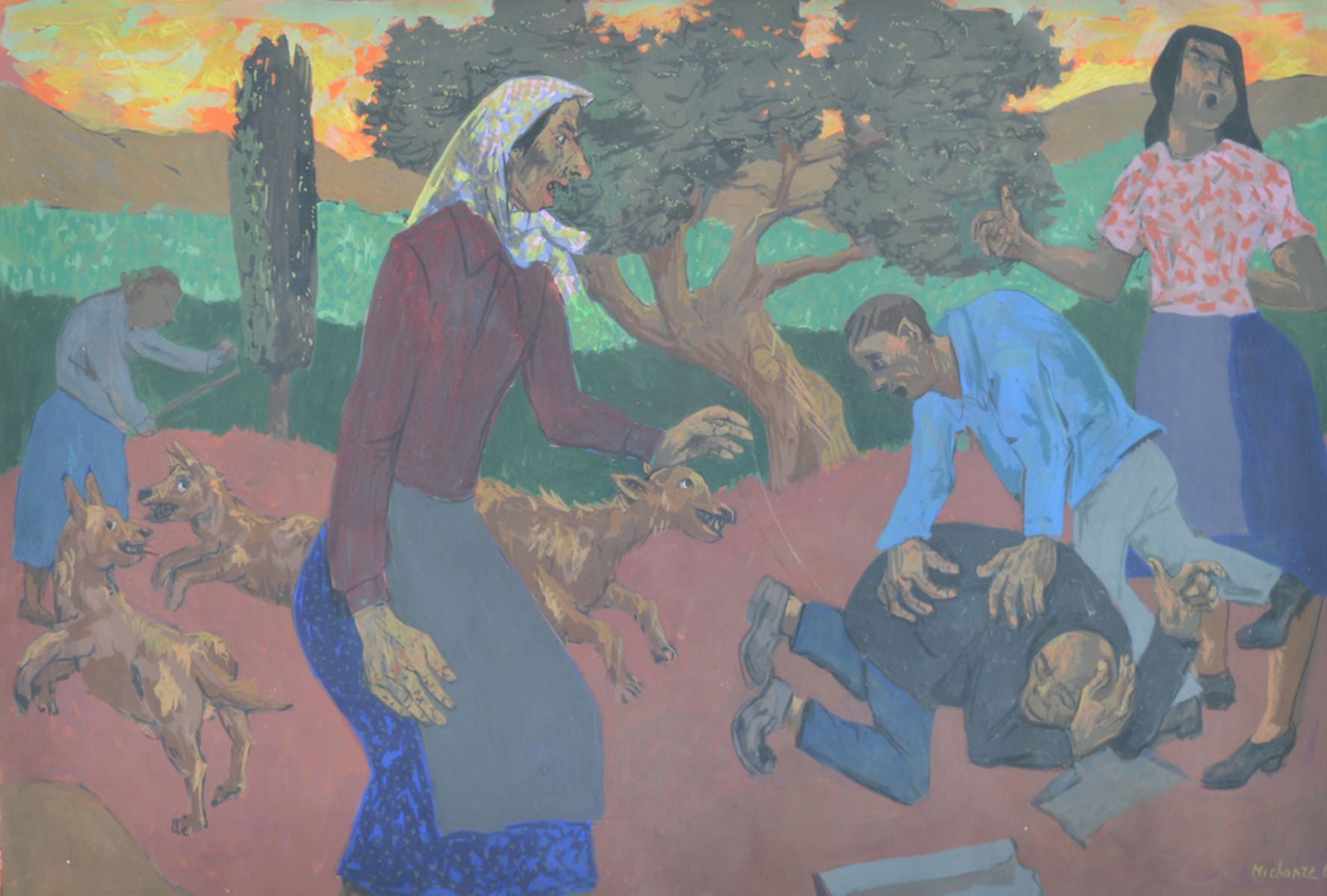 Gregoire MICHONZE (1902-1982) Moldavian - French
