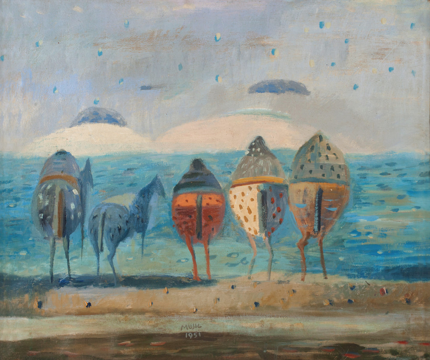 Zoran Antonio MUSIC (1909-2005) Slovenian - Italian - French