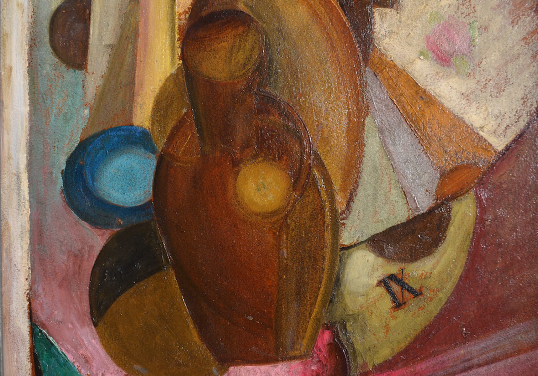 Cubism, ILEGIBLY signed, 1925