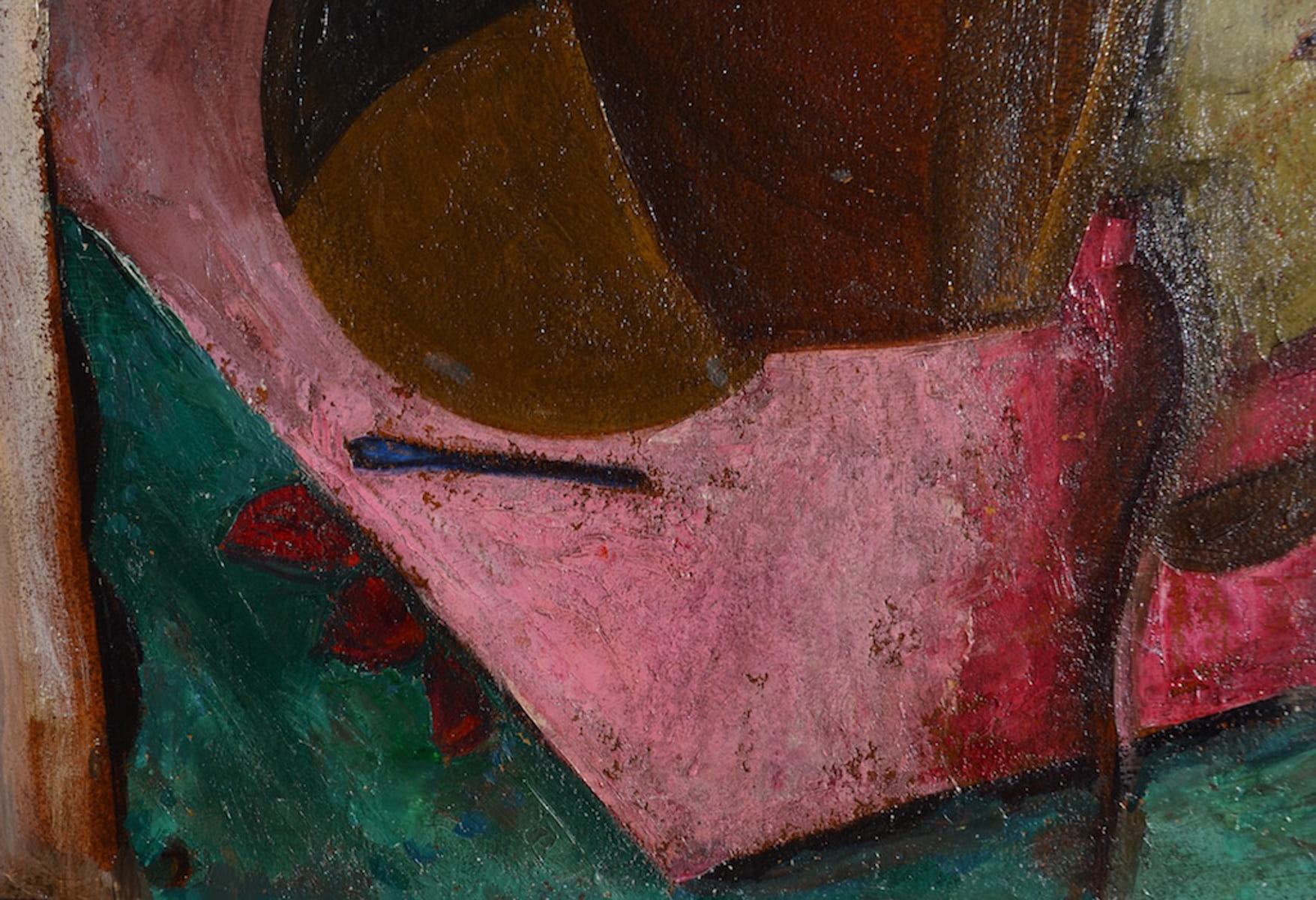Cubism, ILEGIBLY signed, 1925