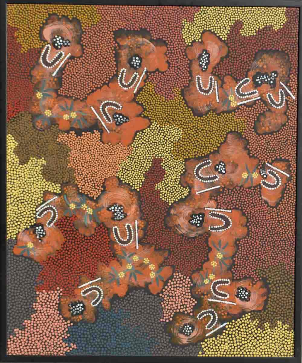 Maureen Hudson Nampijinpa - Australian Aborigen Art